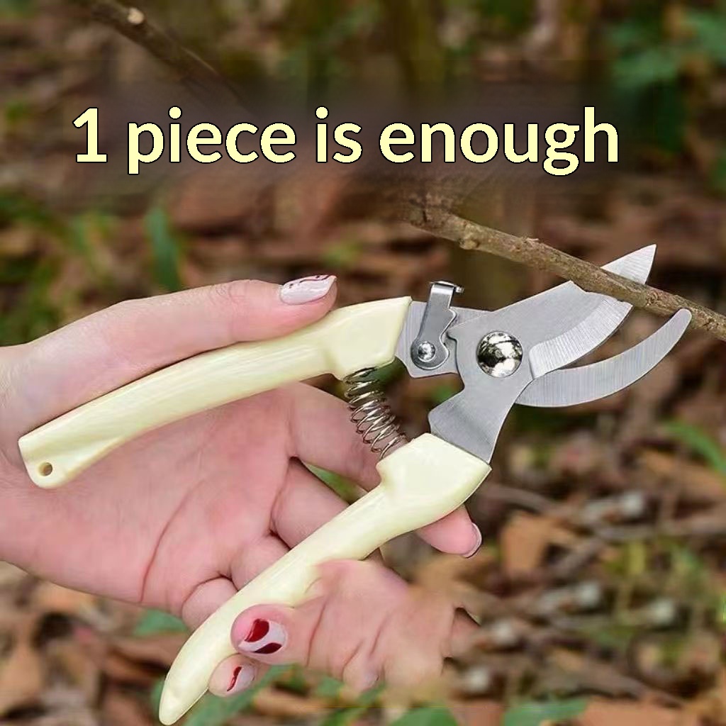 Bonsai Garden Knife - Edelstahl-Gartenschere mit Federmechanismus, Astschere, Obstpflückschere, Bonsai-Trimmer,