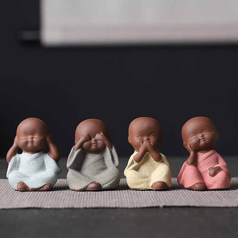 Y Keramik Mini Mönch Figuren B – Bonsai Garden Meaning Bewertung und Preis