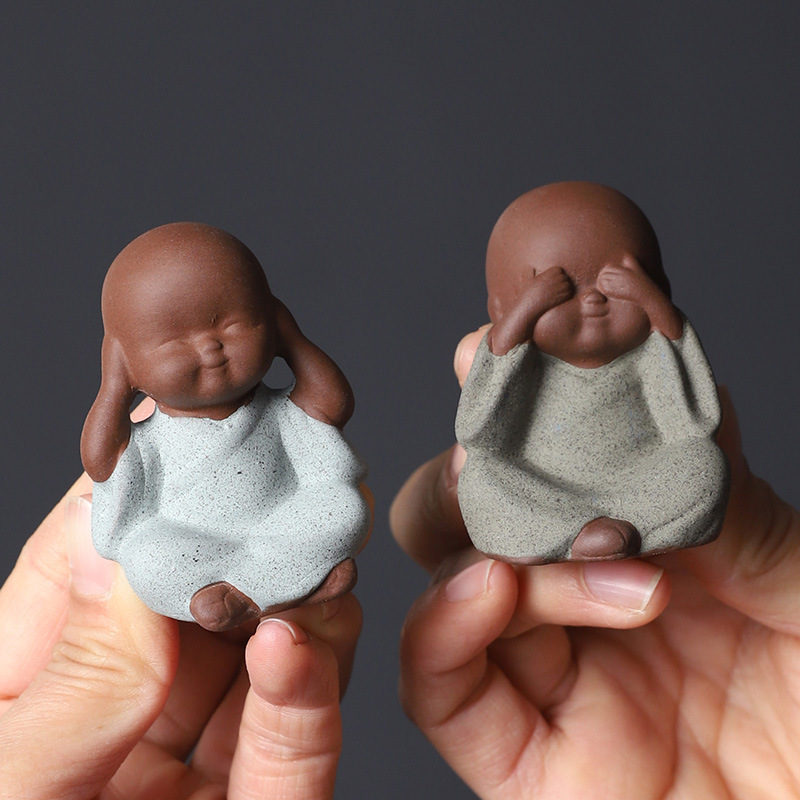 Y Keramik Mini Mönch Figuren B – Bonsai Garden Meaning Bewertung und Preis