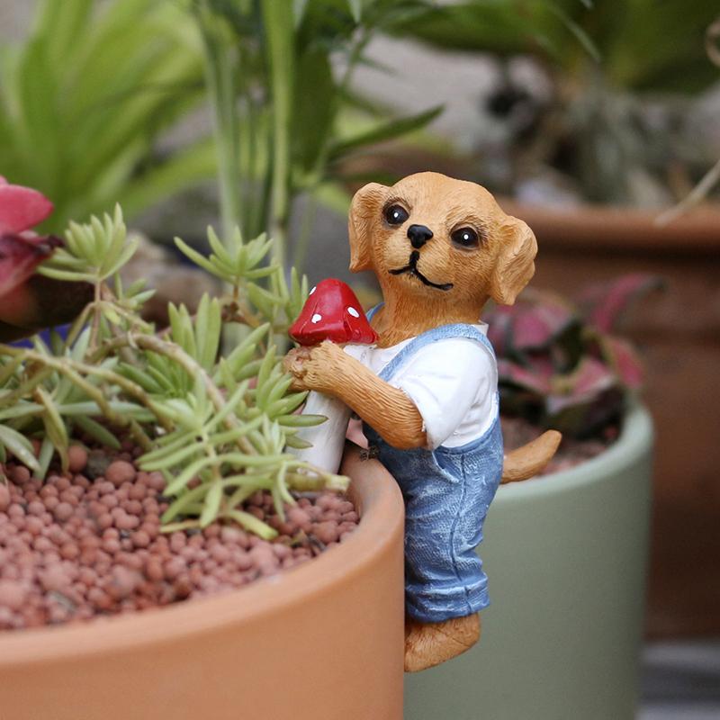 Niedliche Hängende Hundefigur  – Bonsai Garden Decor Bewertung und Preis