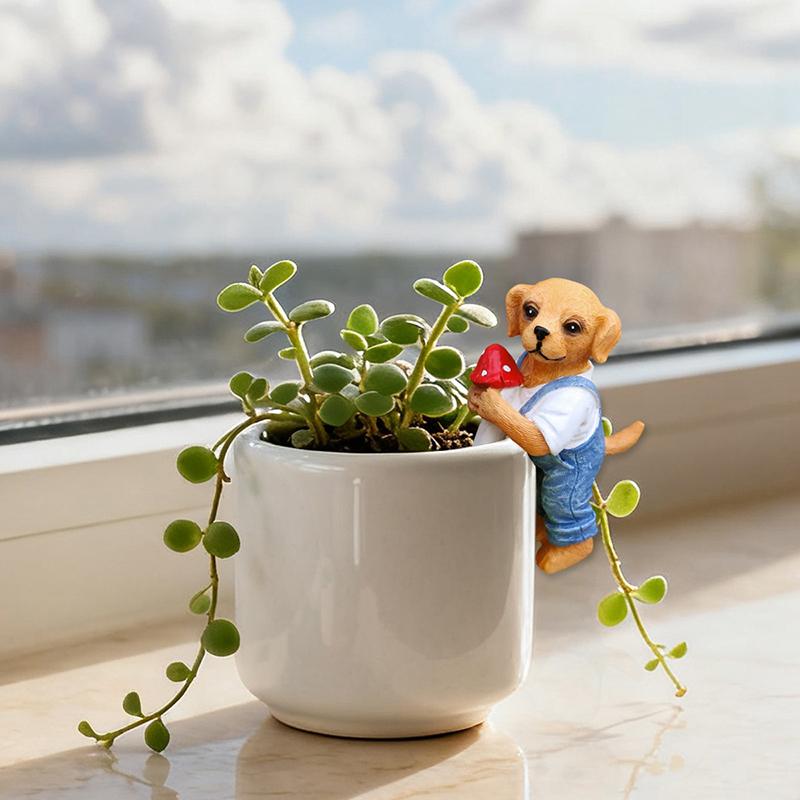 Niedliche Hängende Hundefigur  – Bonsai Garden Decor Bewertung und Preis