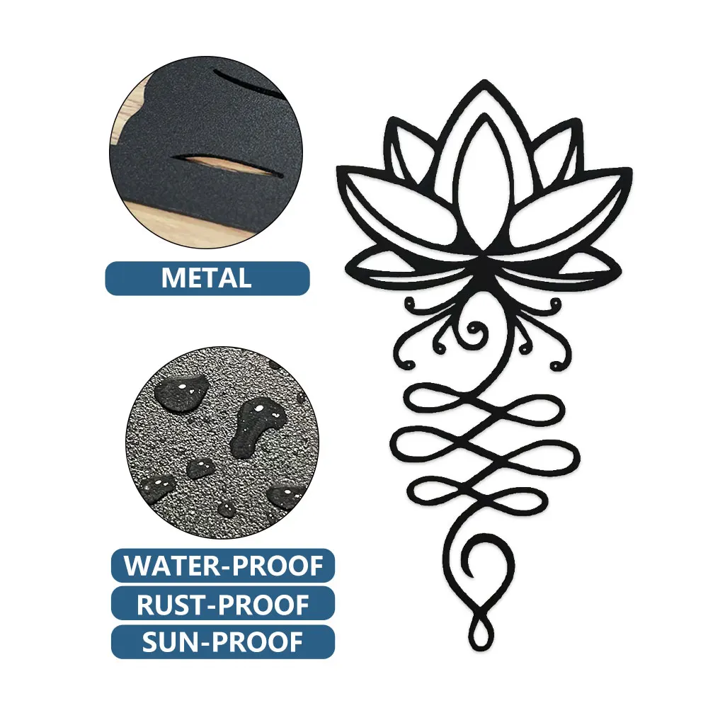 Lotus-Wanddekoration, Metallen – Bonsai Garden Decor Bewertung und Preis